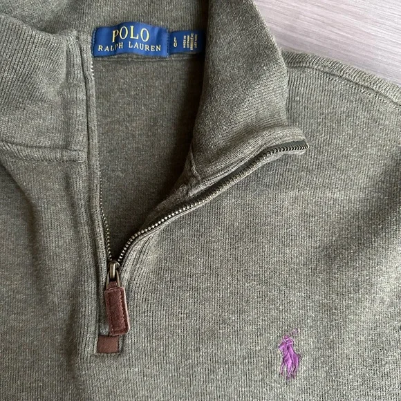 Polo by Ralph Lauren Half Zip Sweater - Picture 2 of 6